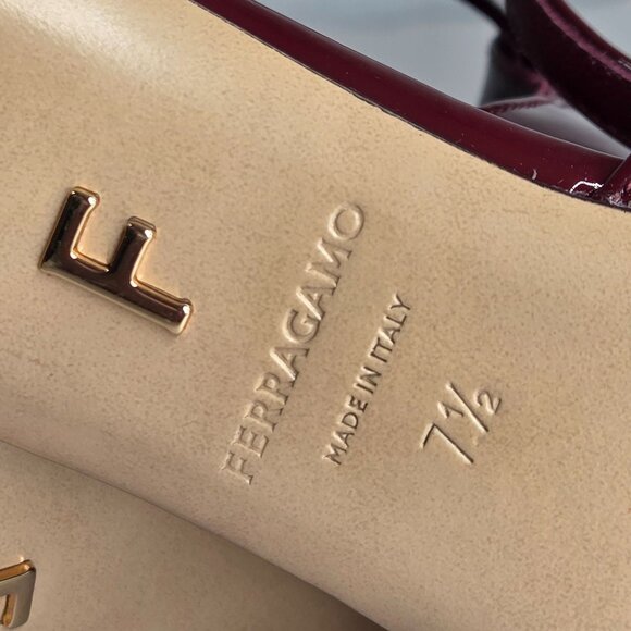 NWT Ferragamo Women's Lysandra High Heel Pumps - Picture 7 of 9